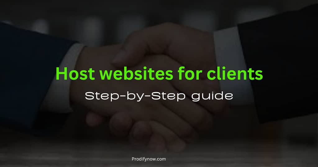 How to host website for clients