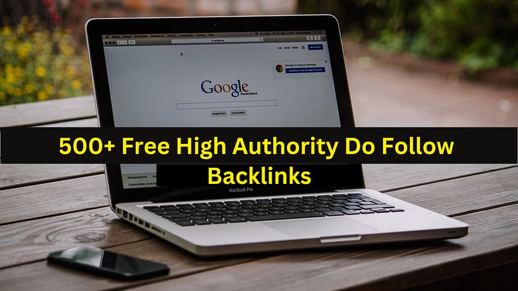 Free High Authority Do-Follow Backlinks List