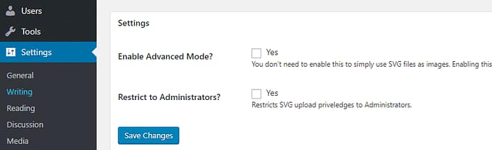 add svg by using plugin